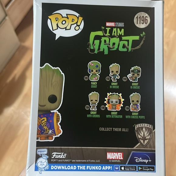 Groot with Cheetos Funko #1196 - Picture 3 of 5
